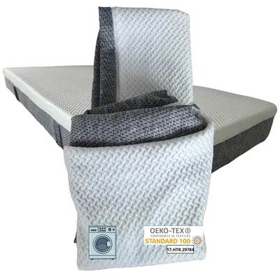 Produktbild von Matratzenbezug CLASSIC 90x200 cm 16–22 cm – Ersatzbezug, 360° Reißverschluss, rutschfest, Tragegriffe, , abnehmbar, waschbar 40°C
