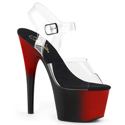 Produktbild von ADORE-708BR Damen Sandale von Pleaser, Transparent EU 38, US 8