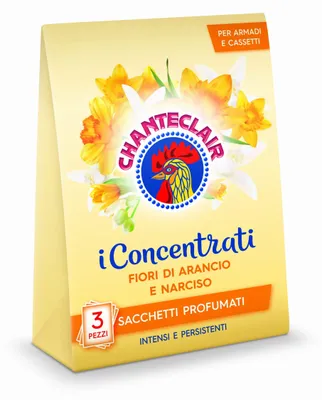 Image de Sachet parfumé Sacchetti Profumati, lot de 3, parfum Arancio, 36 g - Chante Clair