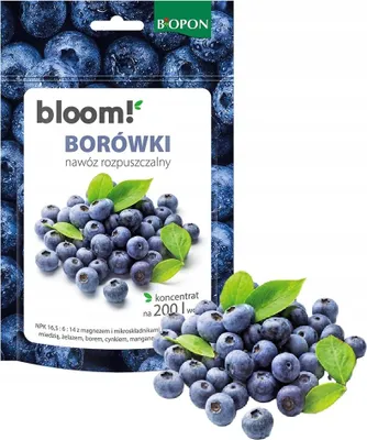 Produktbild von Biopon Heidelbeer-Dünger Wasserlöslich 200g für Blüte & Frucht, Mikronährstoffe, Hochkonzentriert
