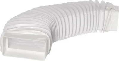 Imagen del producto de Manguera de ventilación de PVC, flexible, de 110 x 55 mm, 0,5 m, para conductos de aire