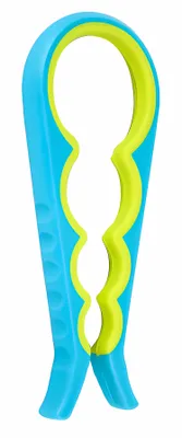 Produktbild von DECKELÖFFNER 4in1 Türkis/Grün Glasöffner Flaschenöffner Schraubdeckelöffner Multiöffner Vielzwecköffner Mehrzwecköffner 46