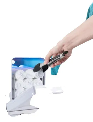 Produktbild von Heißer Handtuchwärmer, UV-Sterilisator, Edelstahlkonstruktion, WEISS, EU-a