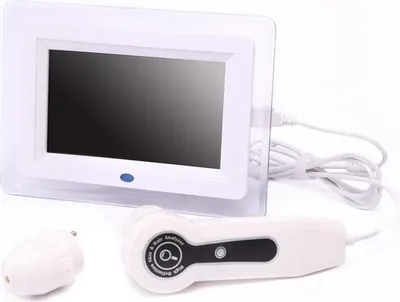 Produktbild von Haut- und Haaranalysegerät Digital, wiederaufladbarer Hautscanner mit 5-Zoll-LCD, 50x/200x Dual-Objektive, Analyse für Haut & Kopfhaut