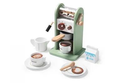 Image de Cafetière en bois, 14 pièces