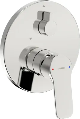 Zdjęcie produktu dla HANSA HANSABASIC bateria wannowo-natryskowa, podtynkowa, chrom, 80559003