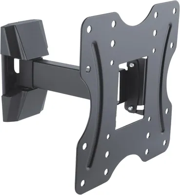 Produktbild von Vesa 200x200 - Wandabstand: 5-5 - 20 cm - Tragfähigkeit: 30 kg - Neigbar: 3° bis -10° - Schwenkbar: 90° bis -90° - Farbe: Schwarz