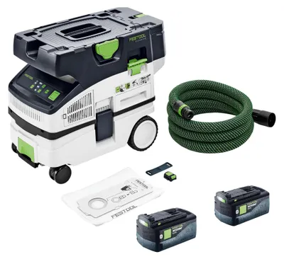 Produktbild von Festool CTLC MINI I-Basic Akku Absaugmobil 36 V ( 2x 18 V ) Staubkl. L + 2x Akku 5,0 Ah - ohne Ladegerät