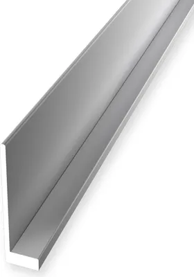 Produktbild von Wandprofil 5.5 x 21 x 2500 mm Einfasshöhe 4.7 mm Tapetenprofil L-Profil Aluminium eloxiert Glatt Ungebohrt Silber Küberit