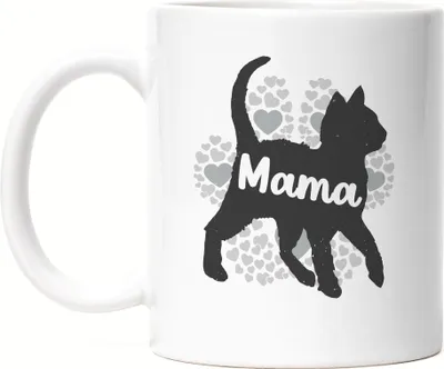 Produktbild von Katzen Mama Tasse Katzenbesitzer Katzenmama Geschenk Katzenliebhaber Katzenbesitzer Katzen Muttertag Kaffeetasse