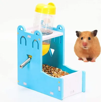 Produktbild von Kleintier-Wasserspender, automatischer Flaschen-Wasserspender, auslaufsicher, für Hamster, Meerschweinchen, Kaninchen, Ratte, Frettchen, Rennmaus, Chinchilla