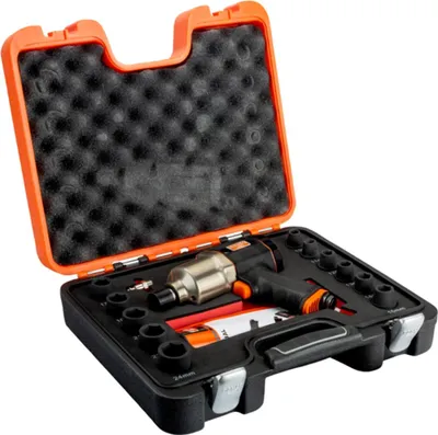 Produktbild von Bahco 1/2 Schlagschrauber-Set (BP815+Einsätze 10-24 mm+1/4-Verbinder)