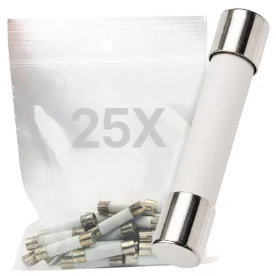 Produktbild von VLTG Keramiksicherung 6,3 x 32 mm 3,15 A flink F 250 V AC 25 Stück