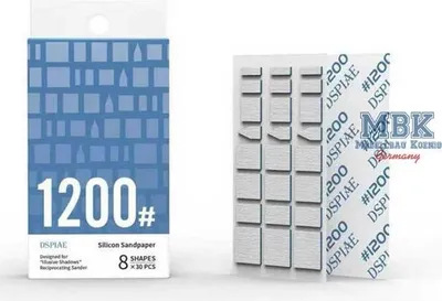Obrázek produktu pro DSPIAE DSP-SS-ES12 DSPIAE Silikonový brusný papír #1200 zrnitost