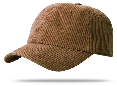 Immagine prodotto di Cappello da baseball da donna, in cotone, con visiera regolabile, color marrone caldo