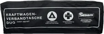 Produktbild von IWH KFZ-Verbandtasche Duo Inhalt DIN 13164 schwarz
