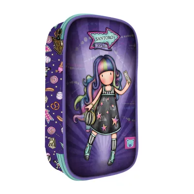 Image de Trousse à crayons pliable 4 pièces avec accessoires