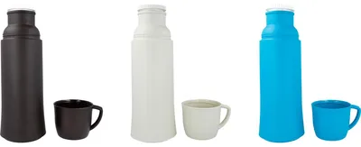 Produktbild von Isolierflasche 0,75l EUROHOME® – aus Kunststoff, 10,4x10,4x29,3cm – EUROHOME® Isolierflasche kommt einfach mit auf Reisen