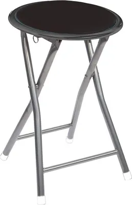 Image de Tabouret de cuisine noir 30x30x45cm