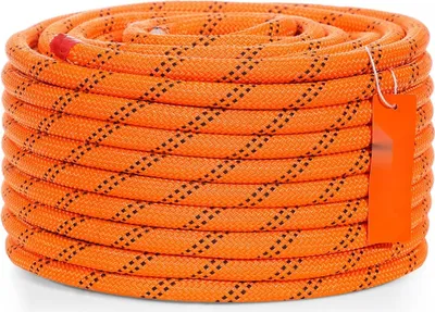 Produktbild von Baumkletterseil für Arboristen - doppelt geflochtenes Polyester - 1/2 Zoll - 120 Fuß lange Seil - hohe Strapazierfähigkeit - ideal für Baumpflege und -werbung