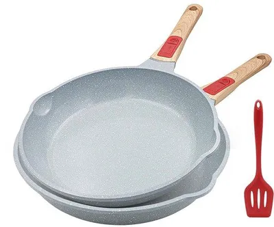 Obrázok produktu pre Sada troch keramických panvíc Unyqoos® s odnímateľnou rukoväťou, vhodná do rúry, s keramickým nepriľnavým povrchom, pre všetky typy sporákov