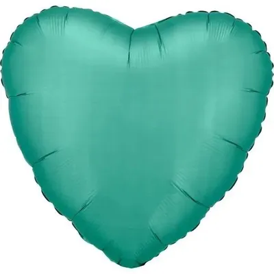 Immagine prodotto di Palloncino in foil cuore verde giada
