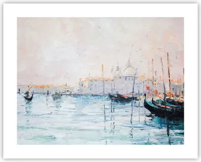 Produktbild von Poster - Poster ohne Rahmen - Venedig Basilika - 50x40 cm - Wand Bild - Wanddeko - Wandbilder - Kunstposter - Wandposter - Bilder - Kunstdruck - Wanddekoration - Wandbild - P2XAA50x40-3662