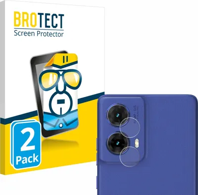 Produktbild von 2x Für Motorola Moto G85 (NUR Kamera) Schutzfolie BROTECT Displayschutz Display Schutz Folie Klar Transparent