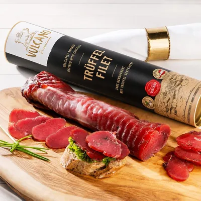 Produktbild von Trüffelfilet vom österreichischen Vulcano Schwein, im Stück