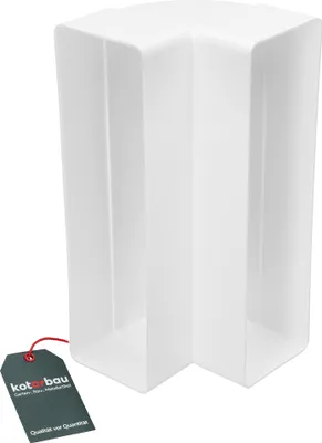 Obrázek produktu pro KOTARBAU® Odhybka 204x60 mm Ohyb kanálu Vertikální 90° spojka kanálu Koleno