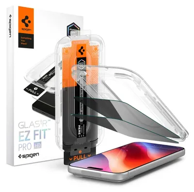 Imagen del producto de Protector de pantalla de privacidad GLAStR EZ Fit + Aplicador - paquete de 2 para Apple iPhone 18 Pro Max