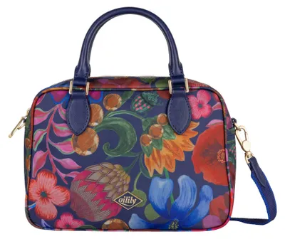 Produktbild von Oilily Handtasche Umhängetasche Belle Botanique Heloise Handbag Peacoat dunkelblau