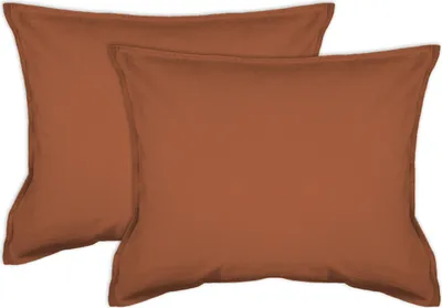Produktbild von jilda-tex Kissenbezug Lissabon - (2x 50x50cm) Terrakotta