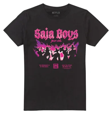 Productafbeelding van K-Pop Demon Hunters - "Gwima" T-shirt voor heren/dames, uni model, TV42736 (maat S) (zwart)