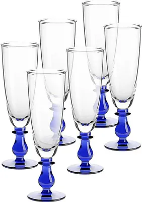 Produktbild von Eiscremeglas 6er-Set Calabria Amore Vero 24,5cm blau