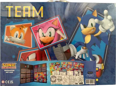 Immagine prodotto di Sonic Super Coloring Set, 138 pezzi