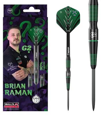 Produktbild von BULL'S Brian Raman G2 Steel Dart - 26g -- 1 Satz