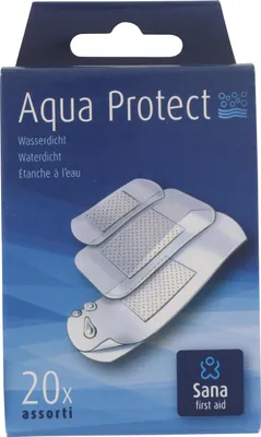 Produktbild von Sana first aid Aqua Protect Pflaster wasserdicht (20 St.)