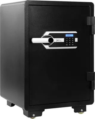 Produktbild von Olympia GOsafe 5600, Frei stehend sicher, Schwarz, Code, Lesegerät für den Fingerabdruck, Schlüssel, 48 l, Polypropylen (PP), 600 mm