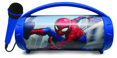Produktbild von Lexibook, Spider-Man, Karaoke-Lautsprecher, blau, BTP585SPZLXB