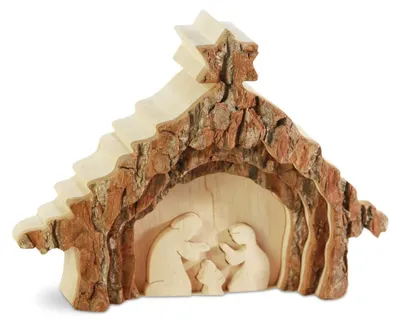 Productafbeelding van Kwekerij met Natuurlijke Schors, Kerststal