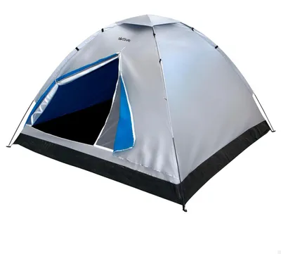 Image de Tente de camping pour 4 personnes, dimensions 205x205x130 cm, en polyester, imperméable, idéale pour le camping