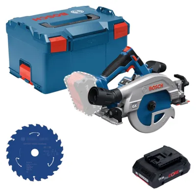 Produktbild von Bosch GKS 18V-57-2 GX Professional Akku Kreissäge 18 V 165 mm Brushless + 1x ProCORE Akku 4,0 Ah + L-Boxx - ohne Ladegerät