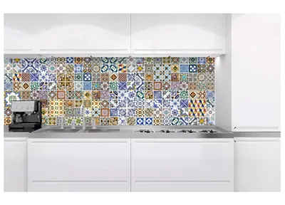 Zdjęcie produktu dla Dimex fototapeta do kuchni KI-180-097 Portugalskie płytki 60 x 180 cm