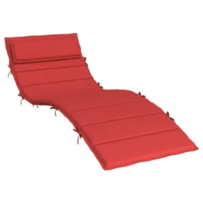 Produktbild von Sonnenliegen-Auflage Rot 180x60x4 cm Oxford-Gewebe
