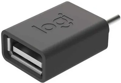 Image de Logitech 956-000005 changeur de genre de câble USB C USB A Graphite