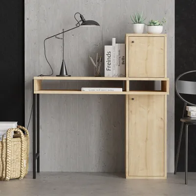 Immagine prodotto di Skye Decor, Dora Dec0138, scrivania, 100 % MELAMINE COATED SLIPBOARD, rovere, 102 x 45 x 106 cm