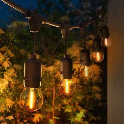 Produktbild von Ledvion LED Lichterkette Außen 25M IP65 E27 dimmbar 220-240V
