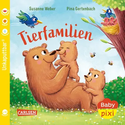 Produktbild von Baby Pixi (unkaputtbar) 128: Tierfamilien: Ein Baby-Buch ab 12 Monaten (128)