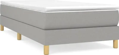Produktbild von Boxspringbettgestell Hellgrau 100x200 cm Stoff